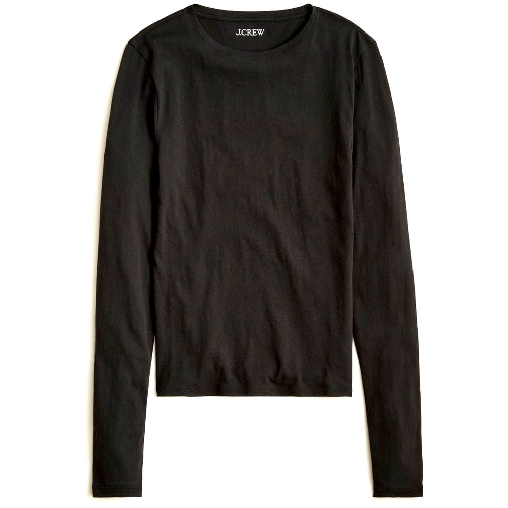 J. Crew Black Long Sleeve Tee